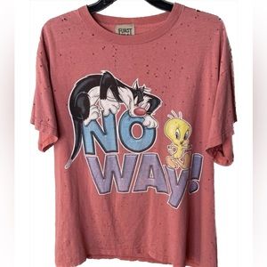 Vintage LF tweety bird oversized tee